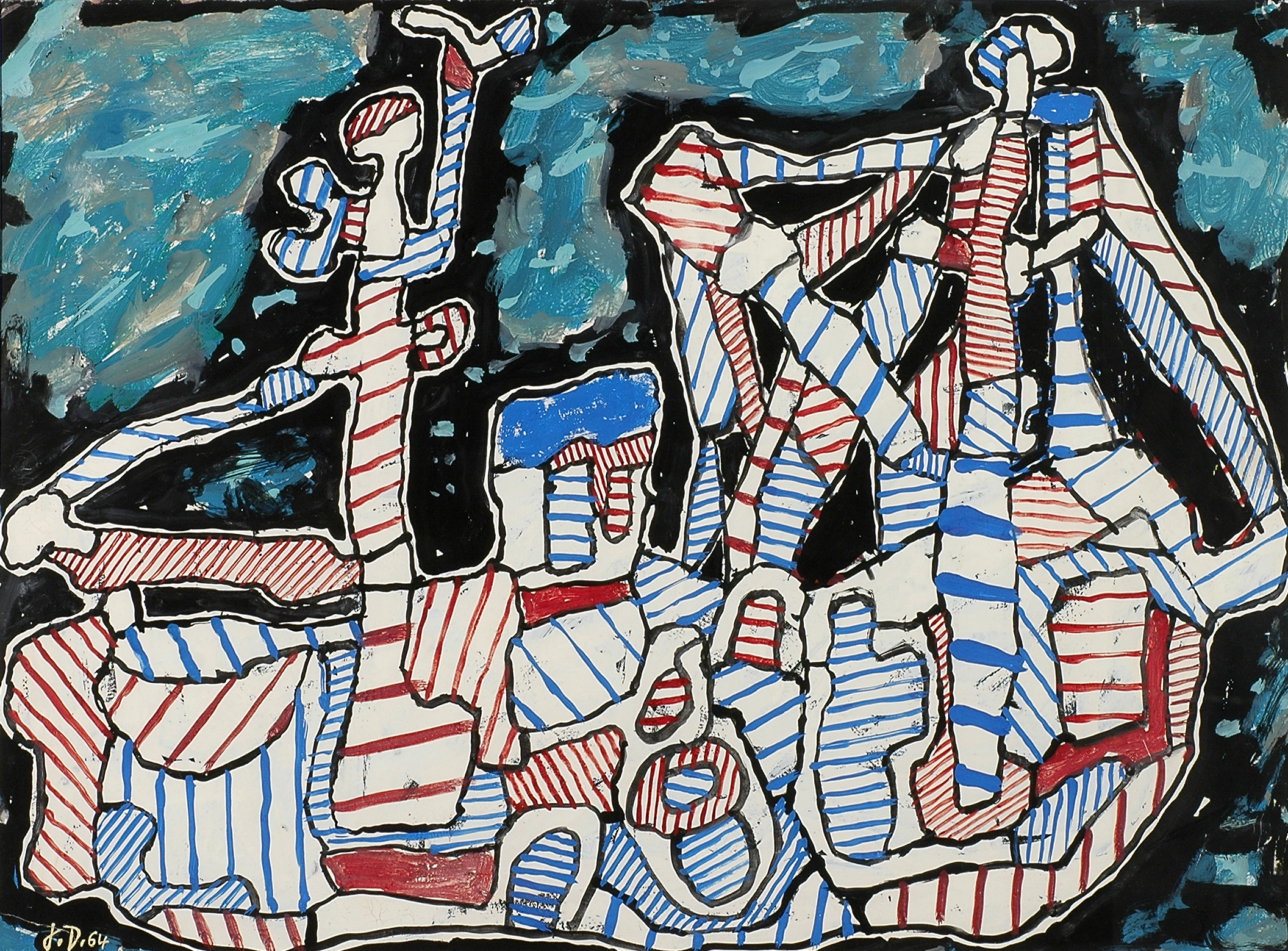 Jean Dubuffet, Chalutier d'Etaples I, 1964/65